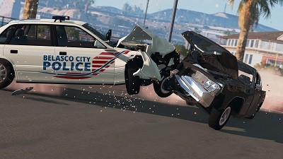 BeamNG big crash simulator