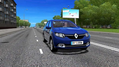 City Car Driving dacia logan mod